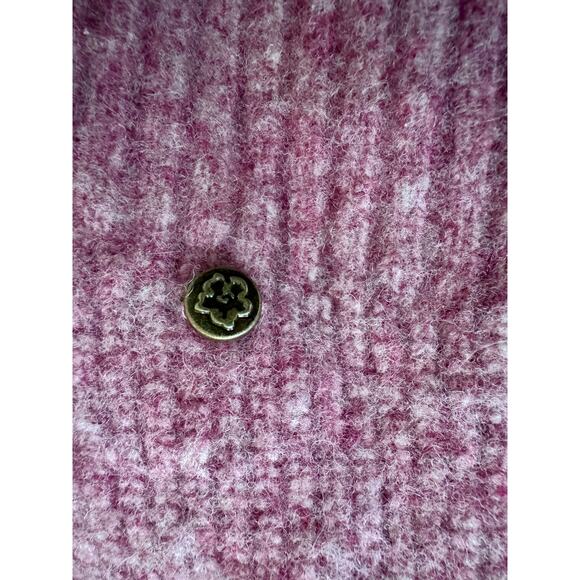 Ted Baker Cchloe Wool Blend Turtleneck Sweater Pink "Shrunk" Size 4 Women Small - Picture 5 of 8